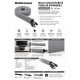 Multibrackets Malla ocultacables tubular expandible gris por metros 20-40 mm