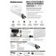 Multibrackets Malla ocultacables tubular expandible blanca por metros 20-40 mm