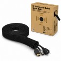 Multibrackets Malla ocultacables tubular expandible negra 4-8 cm en caja de 50 metros