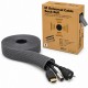 Multibrackets Malla ocultacables tubular expandible gris 4-8 cm en caja de 50 metros