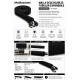 Multibrackets Malla ocultacables tubular expandible negra por metros 4-8 cm