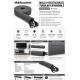 Multibrackets Malla ocultacables tubular expandible gris por metros 4-8 cm