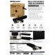 Multibrackets Malla ocultacables tubular expandible negra 5-11 cm en caja de 50 metros