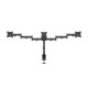 Multibrackets M Deskmount Basic Triple Soporte de Sobremesa para 3 Monitores 15"-27" VESA 100x100 Negro