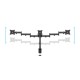 Multibrackets M Deskmount Basic Triple Soporte de Sobremesa para 3 Monitores 15"-27" VESA 100x100 Negro