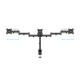 Multibrackets M Deskmount Basic Triple Soporte de Sobremesa para 3 Monitores 15"-27" VESA 100x100 Negro