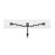 Multibrackets M Deskmount Basic Triple Soporte de Sobremesa para 3 Monitores 15"-27" VESA 100x100 Negro