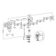 Multibrackets M Deskmount Basic Triple Soporte de Sobremesa para 3 Monitores 15"-27" VESA 100x100 Negro