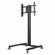 Multibrackets Stand-180 Negro con Ruedas Soporte de Suelo 24″-65″ Regulable en Altura hasta 180 cm
