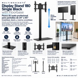 Peana-TV-sin-ruedas-Multibrackets-BASESTAND180-negrois