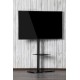 Sonorous PL2810 Peana TV de Suelo Giratoria 37"-55" VESA 600x400 con Estante y Vidrio Negro