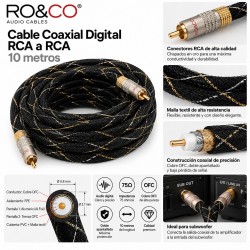 COAX10 - Cable coaxial digital 10 mts
