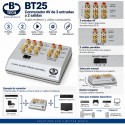 B-Tech BT25 Selector AV 3 Entradas y 2 Salidas RCA Estéreo + Vídeo Compuesto
