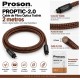 Proson PROPTIC-2.0 Cable de Fibra Óptica Toslink 2 Metros con Funda de Nylon
