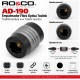 RO&CO AD-190 Empalmador Fibra Óptica Toslink Hembra a Hembra Negro