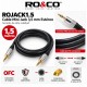RO&CO ROJACK1.5 Cable Mini Jack 3,5 mm Estéreo Macho a Macho 1,5 Metros
