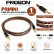 SXA3301 - CABLE JACK 3.5mm macho A JACK 3.5mm macho STEREO 1,0 mts