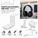 Multibrackets Soporte para Auriculares Bajo Mesa – Blanco Aluminio