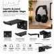 HEADSET WALL BLACK - Soporte de pared para auriculares. Color negro