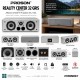 Proson Reality Center 32 Gris – Altavoz Central HiFi de 2 Vías con Rejilla Gris