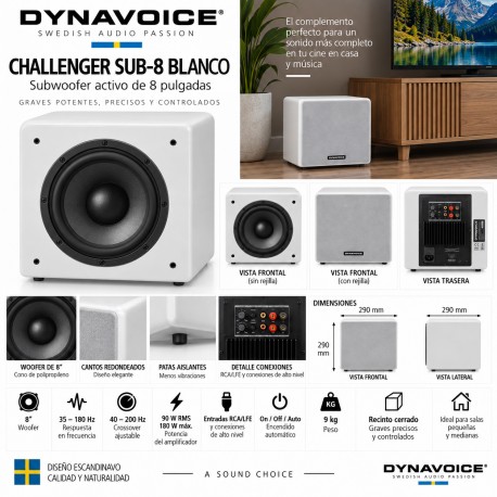 subwoofer-amplificado-8"-Dynavoice-Magic-SUB8-blanco