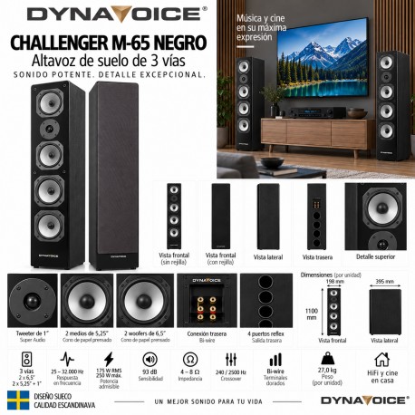 altavoces-de-suelo-Dynavoice-Challenger-M65-negro