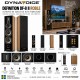 Dynavoice Definition DF-8 II Roble Natural – Pareja de altavoces de suelo HiFi de 3 vías, doble woofer de 8" y X-Change