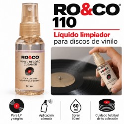 RO&CO 110 - Líquido limpiador de discos de vinilo