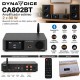 Dynavoice CA802BT – Amplificador Estéreo 2×80 W con Bluetooth 5.0 aptX, DAC, Óptica, USB y Subwoofer