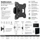 SMultibrackets - Soporte de pared inclinable y giratorio. Ref. FULL MOTION ICatálogo Productos