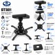 B-Tech BT881 – Soporte Universal de Techo para Proyector hasta 10 kg Negro