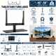 Multibrackets Tablestand Turn Large Peana Giratoria para TV 46"-60" VESA 600x400 hasta 40 kg Negro
