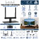 Multibrackets Tablestand Turn Medium Peana Giratoria para TV 32"-43" VESA 400x400 hasta 30 kg Negro