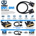 B-Tech Cable DVI-D a DVI-D 0,8 m – Cable Digital con Conectores Dorados