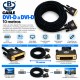B-Tech Cable DVI-D a DVI-D 10 m – Cable Digital con Conectores Dorados