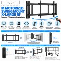 Multibrackets Motorized Swing Mount X-Large RF Soporte TV Motorizado 42-75" VESA 600x400