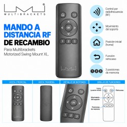 Multibrackets Mando a Distancia RF de Recambio para Motorized Swing Mount XL