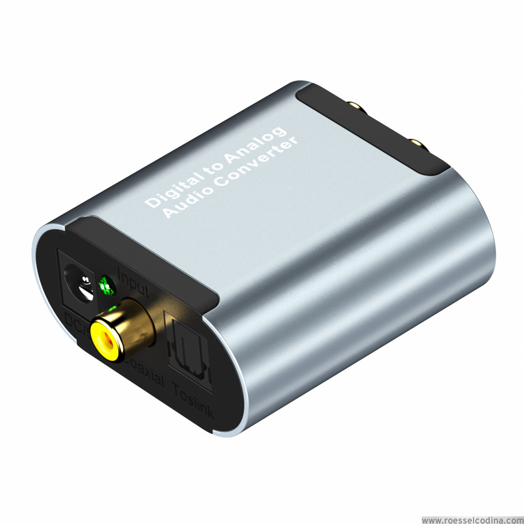 RoesselCodina Product: DAC/USB - Conversor Digital a Analógico con cable USB