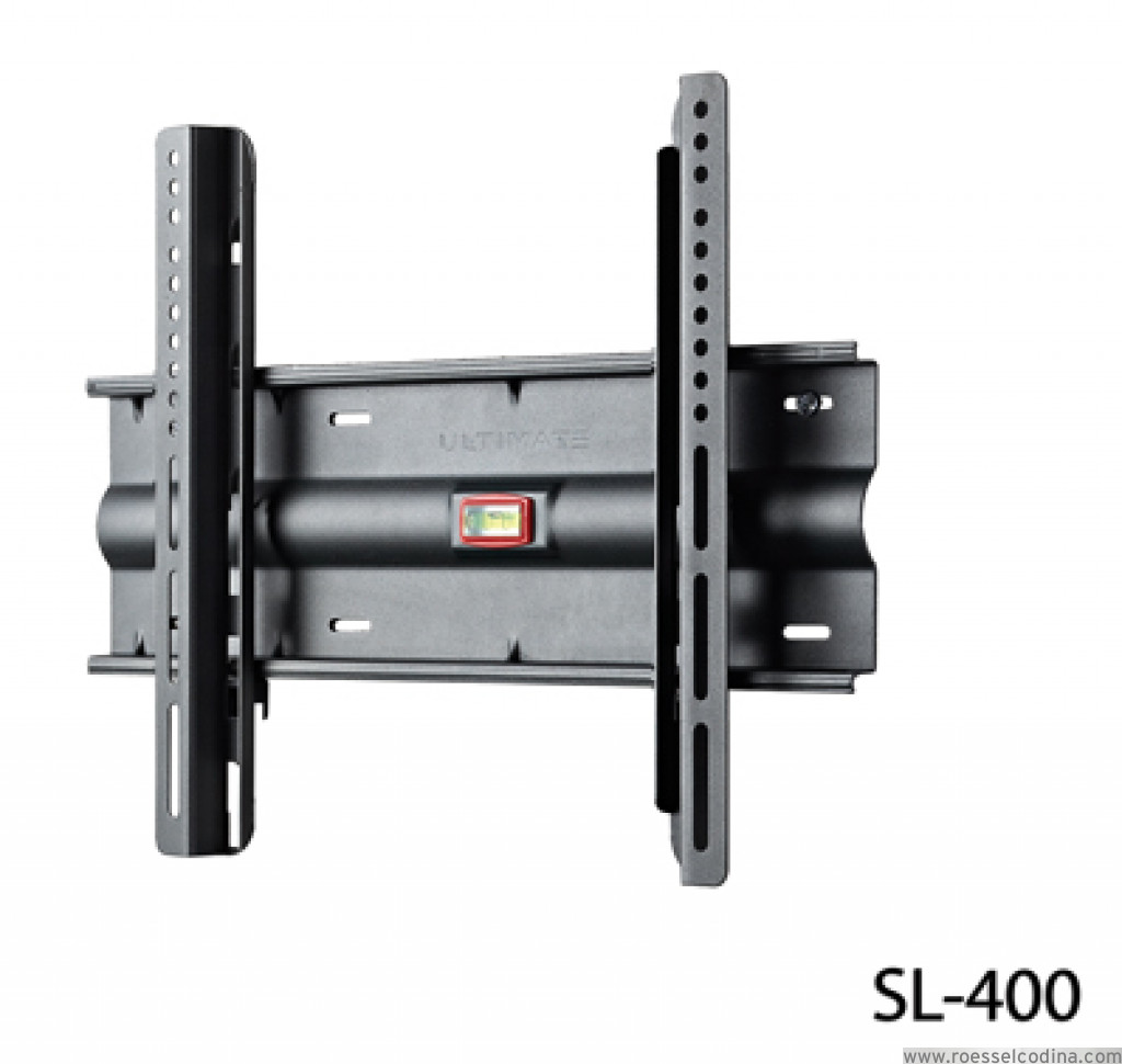 RoesselCodina Product: SL400 - Soporte TV de pared Separación de la pared: 4,0 cms. VESA 200 x 200 hasta 400 300.