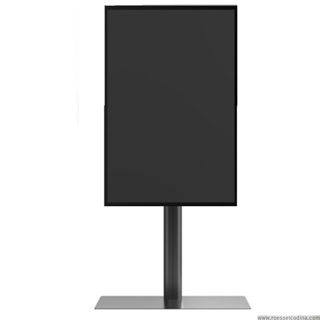 RoesselCodina Product: Peana TV PR2550 NN (180 cms de altura). Negro.