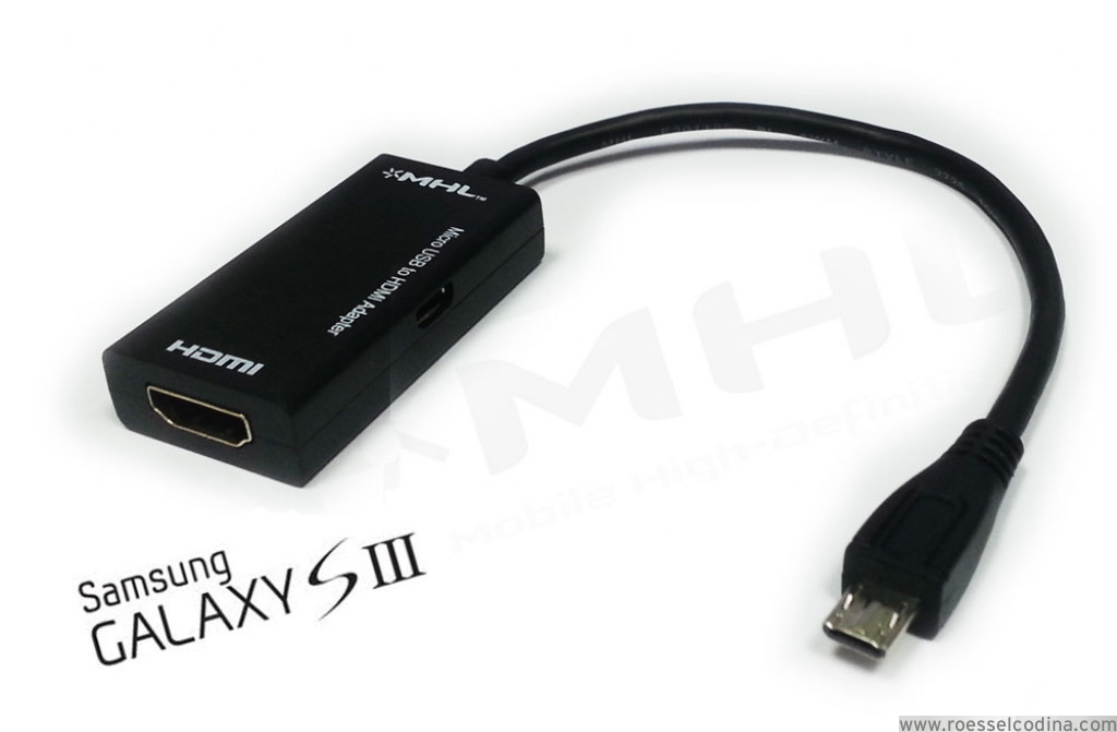 RoesselCodina Product: RO&CO - CABLE MHL (MICRO USB) a HDMI (S-2)