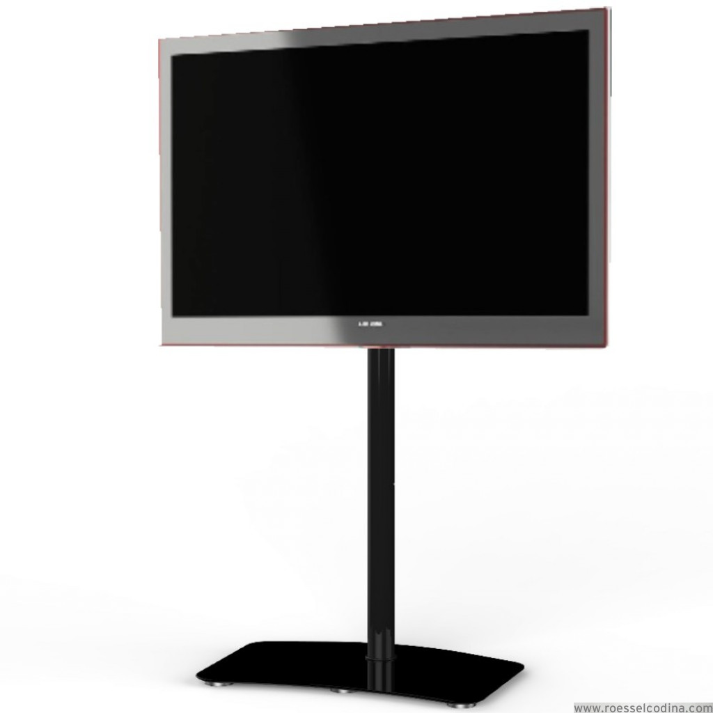 RoesselCodina Product: Peana TV PR2550 NN (180 cms de altura). Negro.