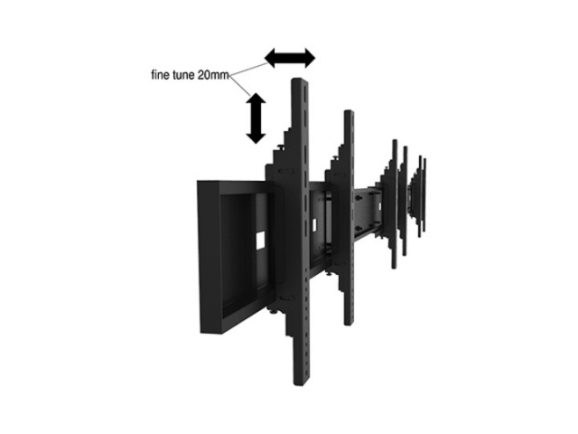 VIDEOWALL STAND PORTRAIT 6  - Soporte con ruedas para 6 pantallas de TV en vertical. (3x2).  (PLAZO DE ENTREGA 20 DIAS)