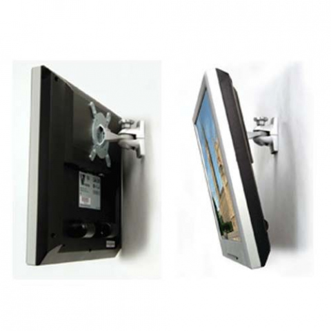 BT7516 - Soporte TV de pared inclinable y giratorio. Separación de la pared: 7,5 cms. VESA 50 x 50 hasta 100 x 100.