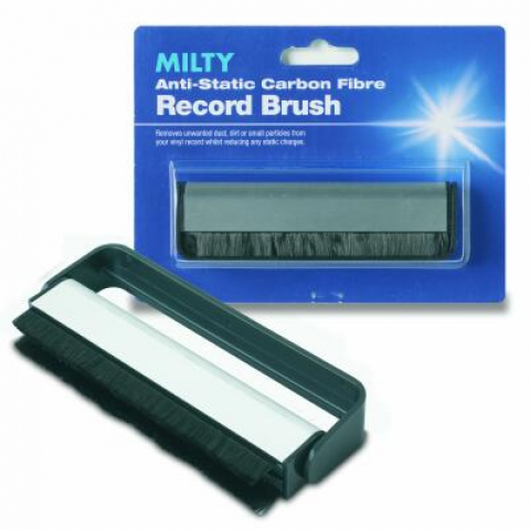 MILTY 135 - Cepillo para limpiar discos de vinilo.