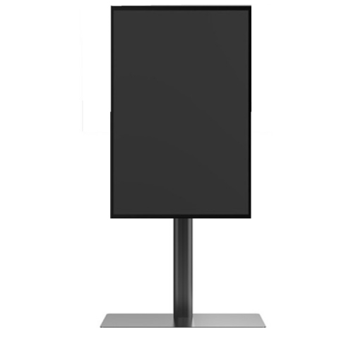 Peana TV BASESTAND 180-BLACK (180 cms de altura). Negro.
