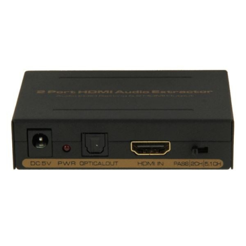 HA1122-HIFI – Distribuidor HDMI v1.4: 1 entrada - 2 salidas con extractor de audio.