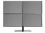 Peana TV BASESTAND 180DOUBLETWIN-BLACK (180 cms de altura). Negro.