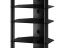Sonorous - RX2140 NN - Mueble Hifi de 4 estantes. Vidrio negro/Chasis negro.